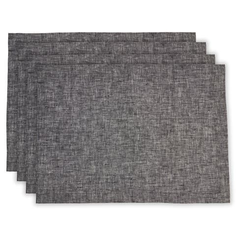 Linen Placemats Set of 4, 14 x 19" - Athena