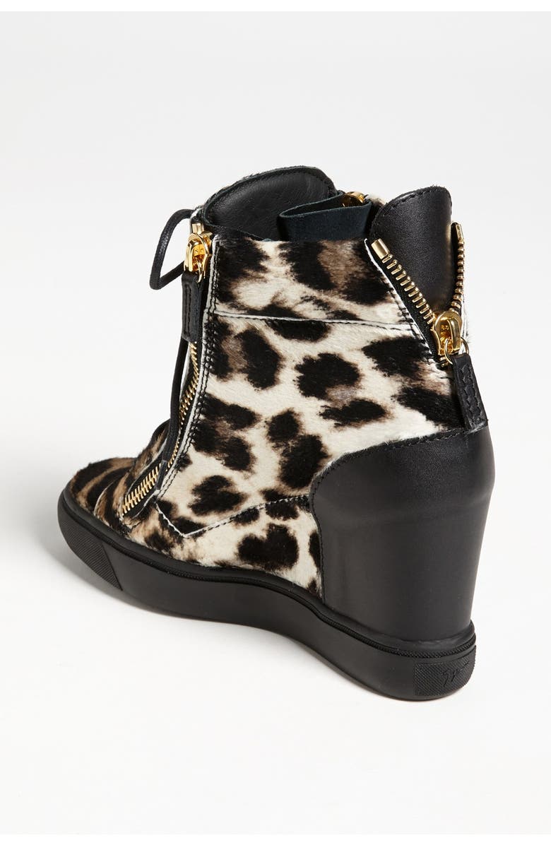 Giuseppe Zanotti Wedge Sneaker, Alternate, color,