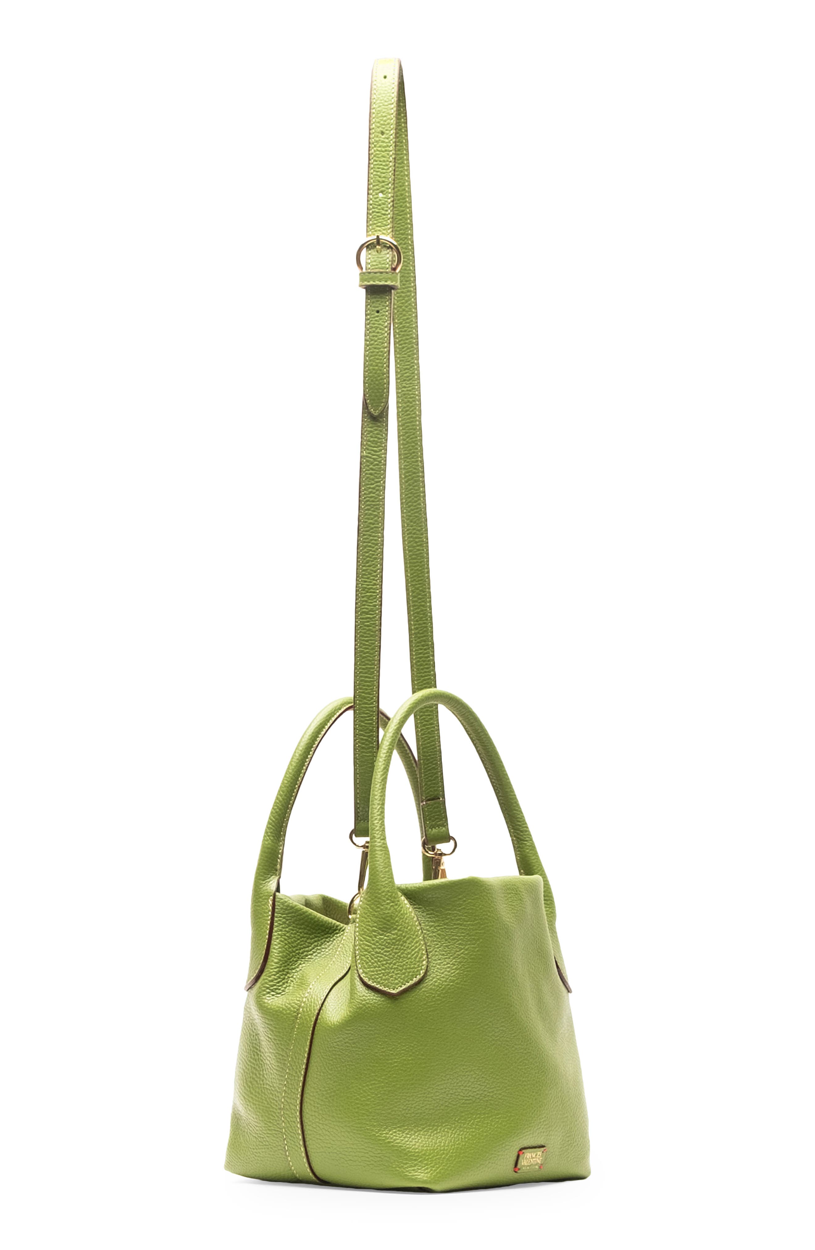 Frances Valentine Mini Sweet Pea Leather Top Handle Bag, Alternate, color, 
