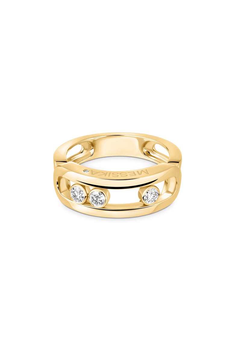 Move Classique Diamond Band Ring, Alternate, color, YELLOW GOLD