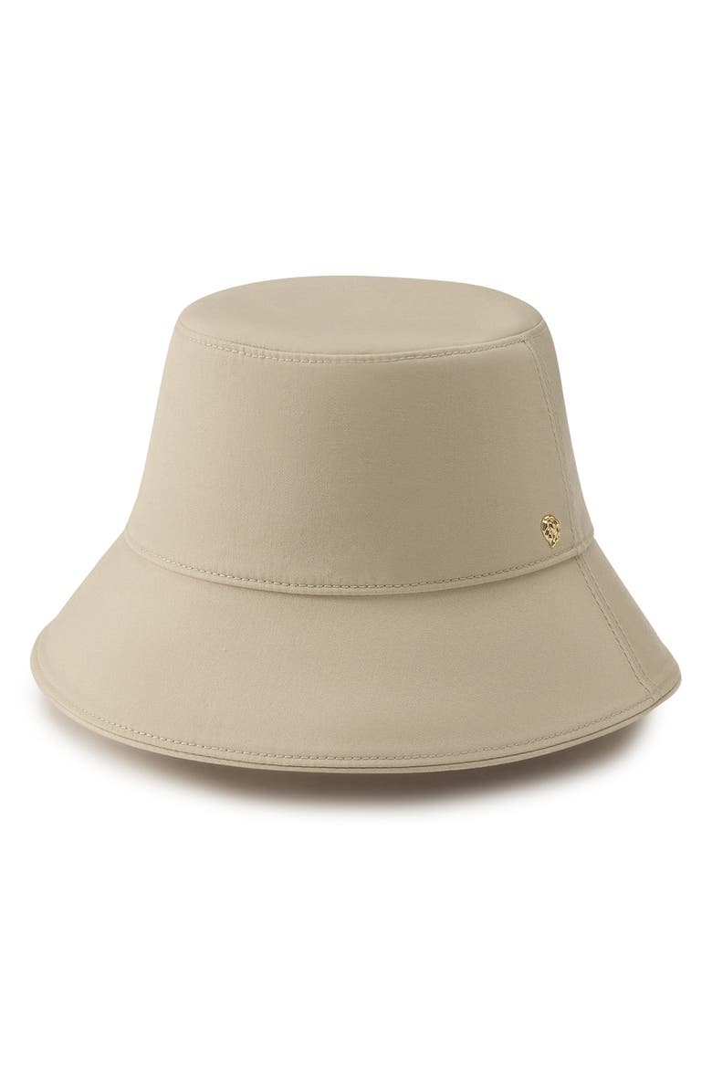 Helen Kaminski Frankie Water Repellent Cotton Bucket Hat, Main, color, Mushroom