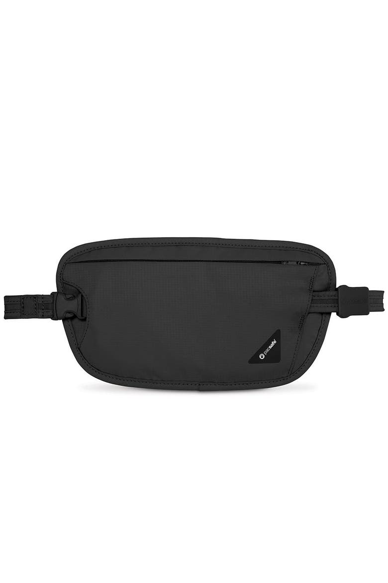 Coversafe X100 Anti-Theft RFID Blocking Waist Wallet Black, Main, color, Black