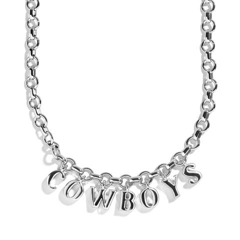  Dallas Cowboys Wordmark Charm Necklace