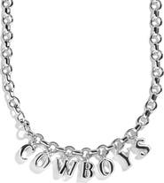 BaubleBar Dallas Cowboys Wordmark Charm Necklace
