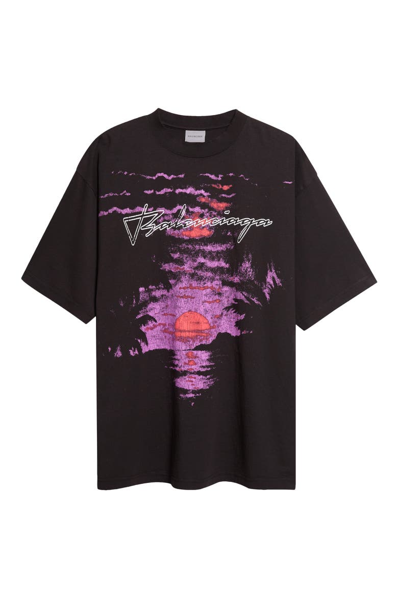 Dream Distressed Cotton Jersey Graphic T-Shirt, Alternate, color, 1000 BLACK
