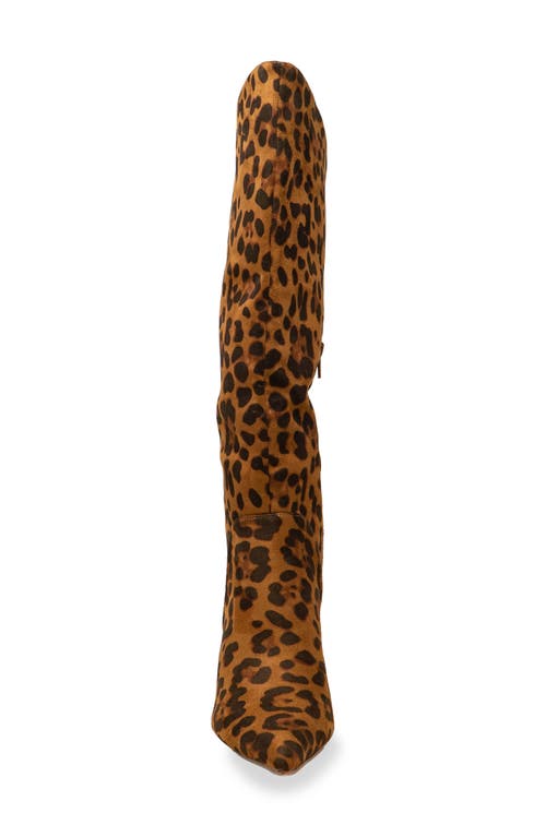 Chase & Chloe Chase And Chloe Knee High Boot In Animal Print