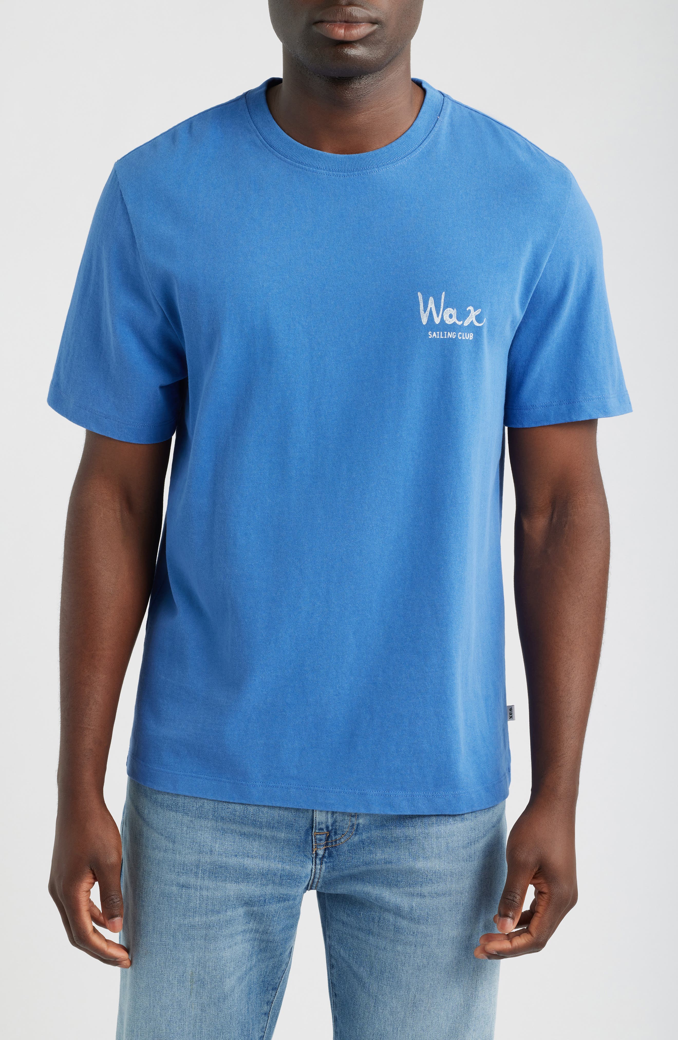 selected BLUE / ECRU