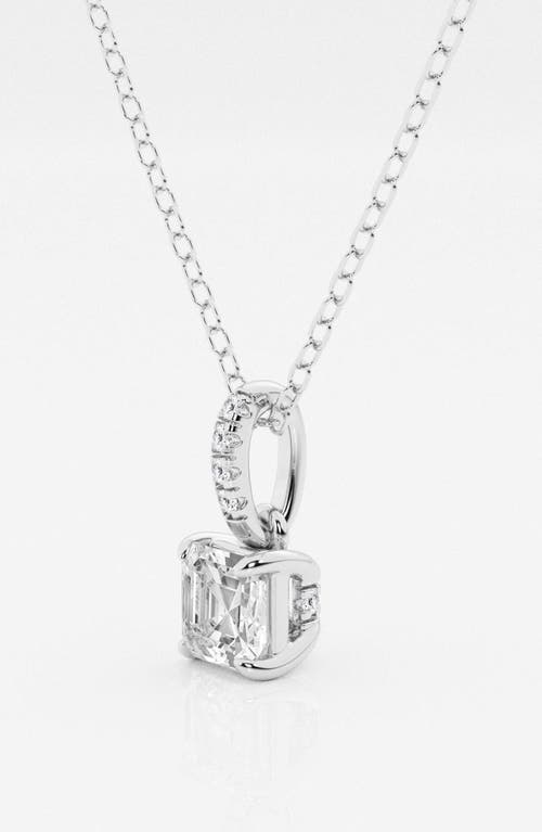Badgley Mischka Collection Diamond Pendant Necklace In White