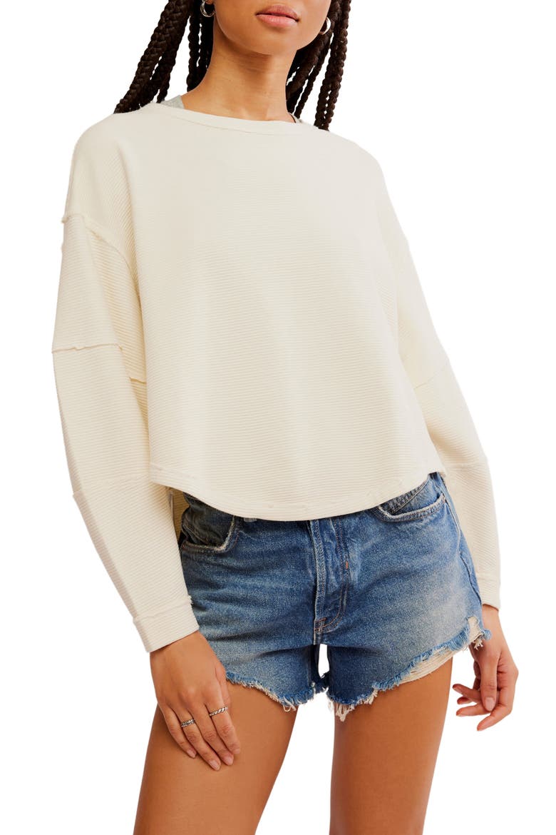 Total Eclipse Oversize T-Shirt, Main, color, IVORY