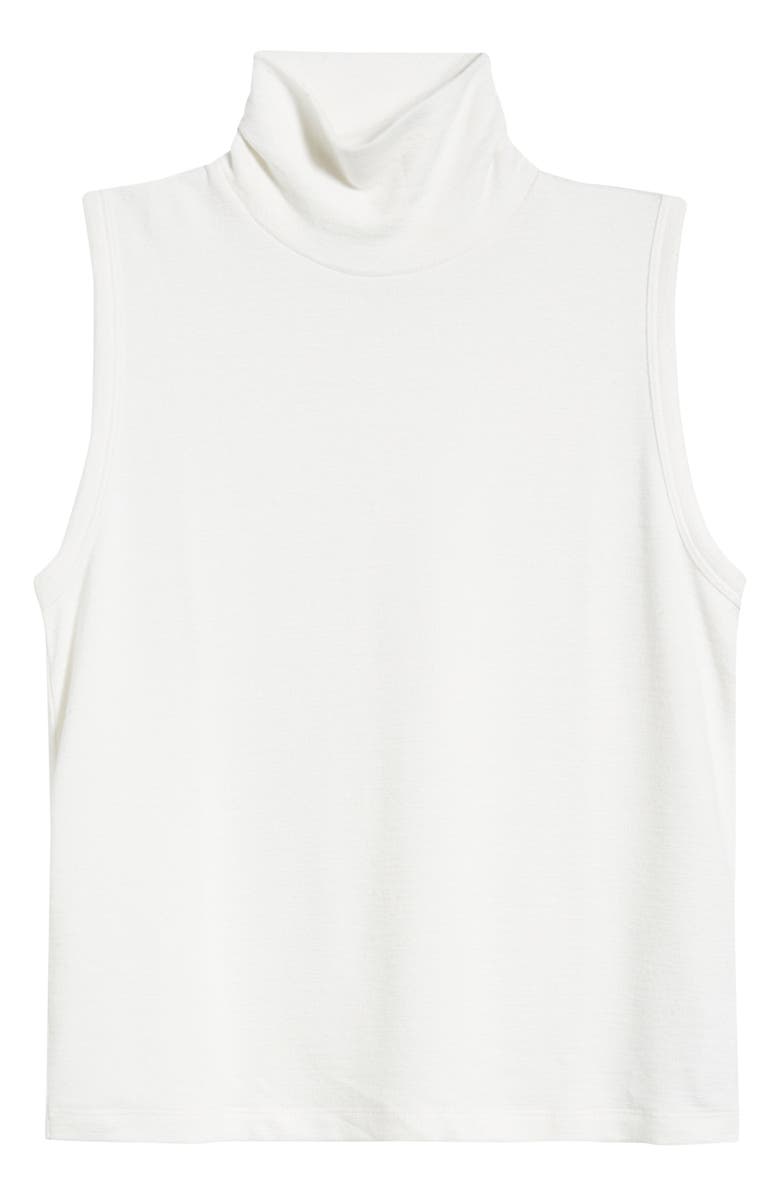 rag & bone Sleeveless Turtleneck Knit Top, Alternate, color, White