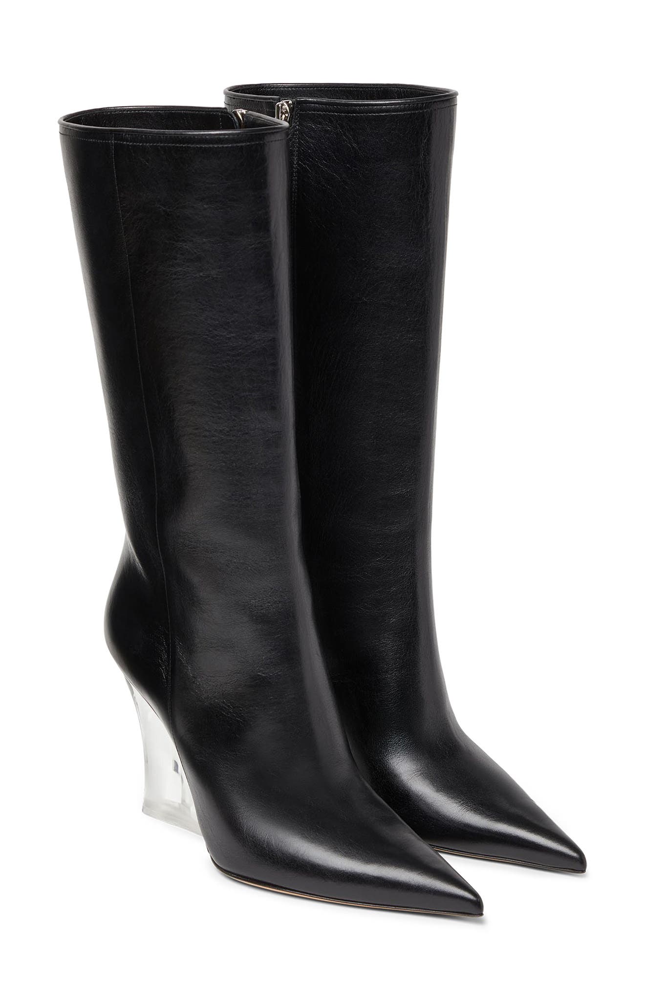 Phantom Leather Bootie, Alternate, color, F0QA1 NERO