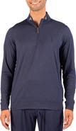 TailorByrd Brushed Melange Quarter Zip Pullover