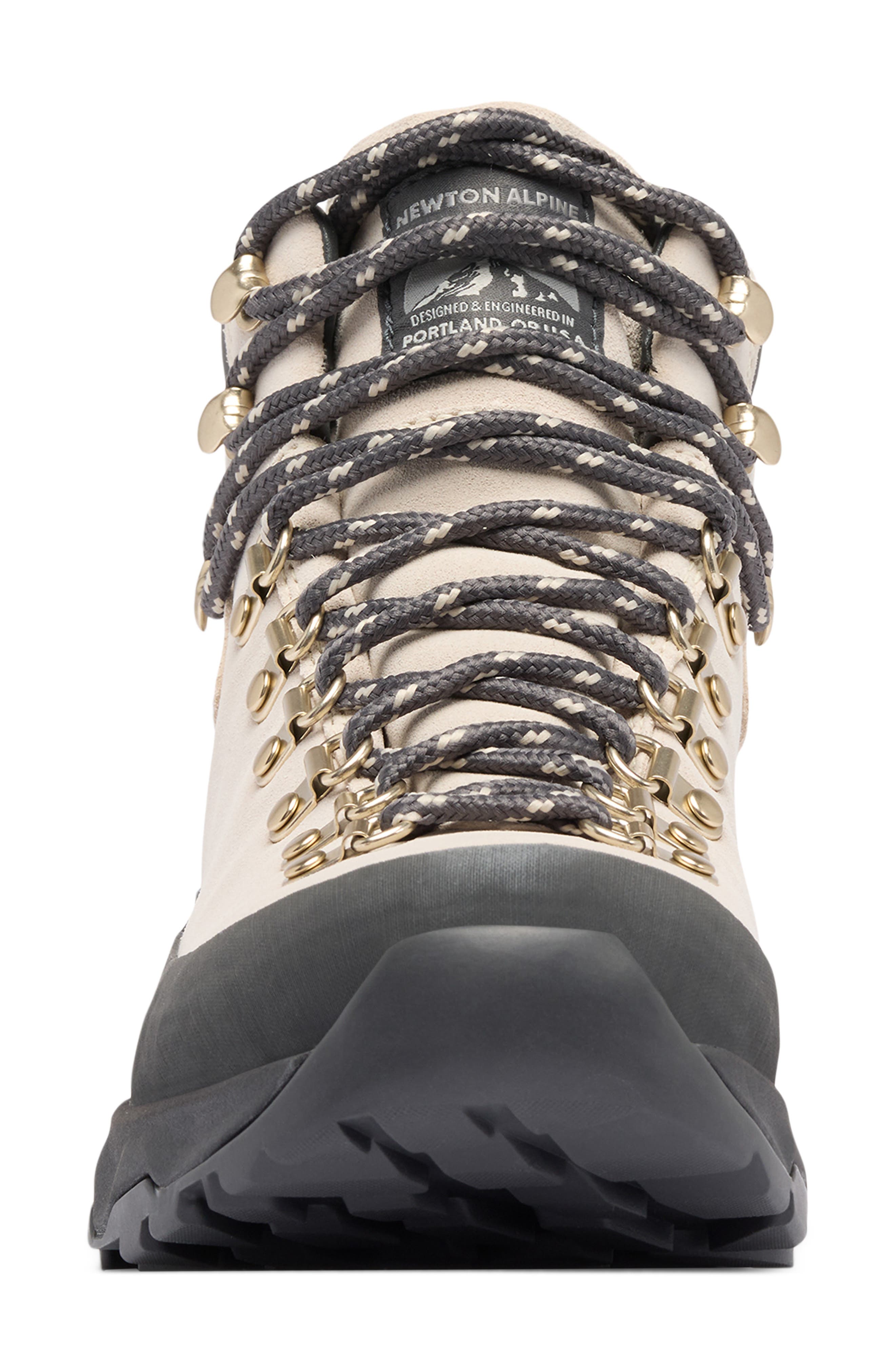 Newton Alpine PT Waterproof Hiking Boot, Alternate, color, CLOUD GREY/ SHARK