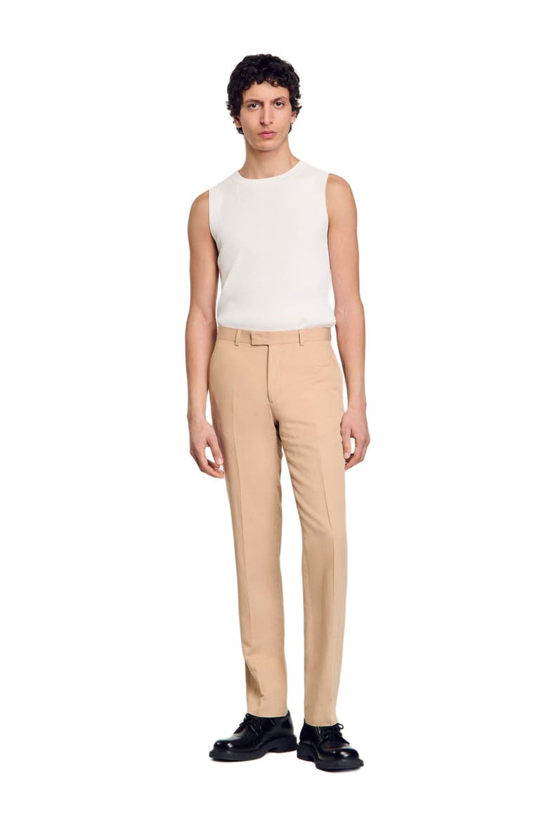Suit trousers, Main, color, Nut