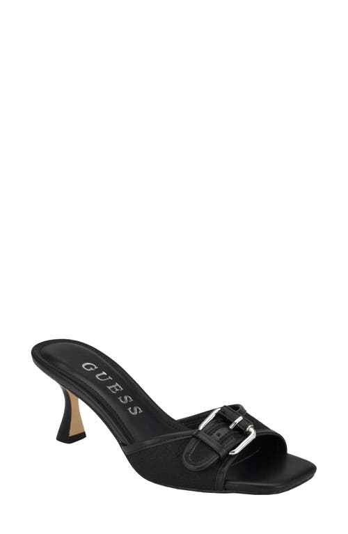 Guess Dista Slide Sandal In Black