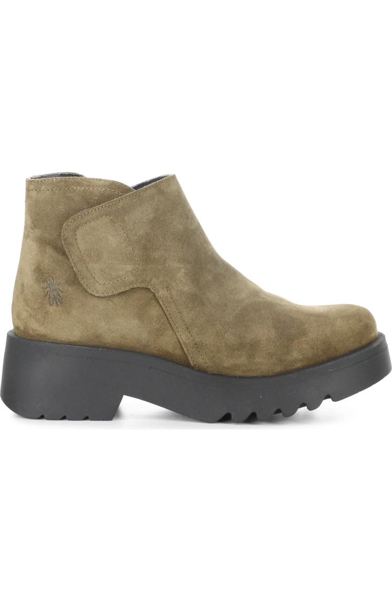 Fly London Mufe Platform Wedge Bootie, Alternate, color, Elephant