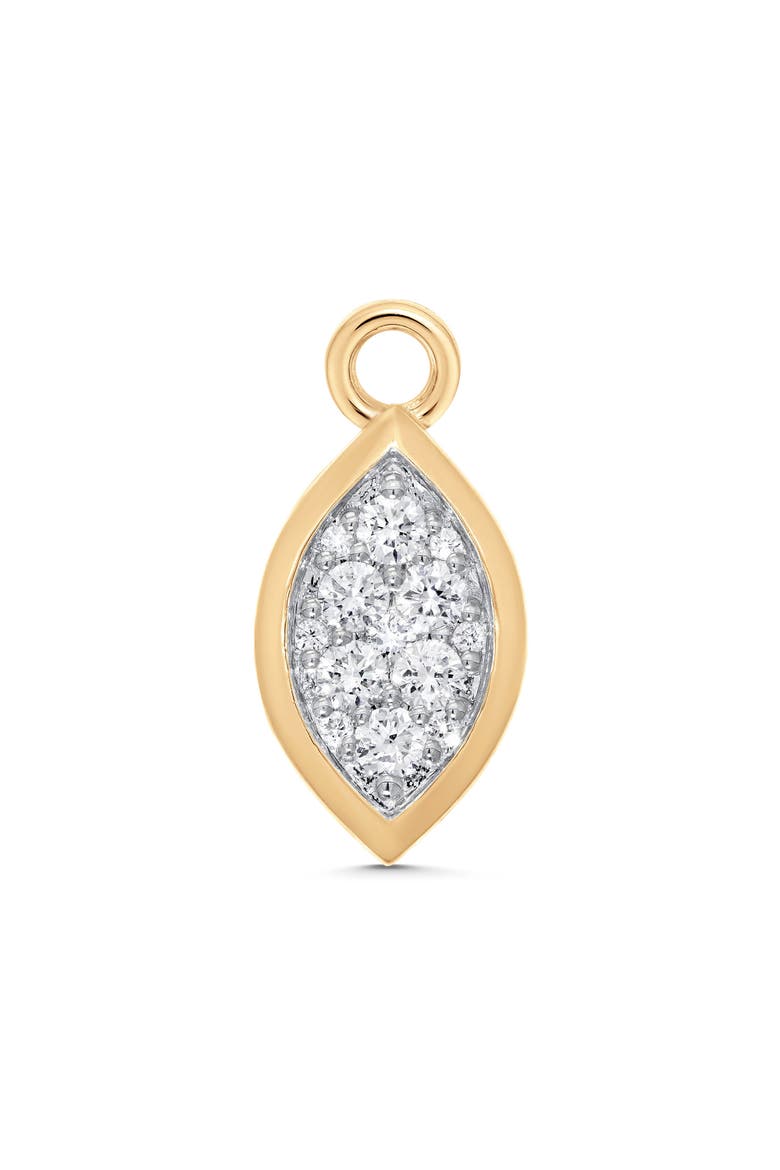 Marquis Diamond Pendant Charm, Main, color, YELLOW GOLD