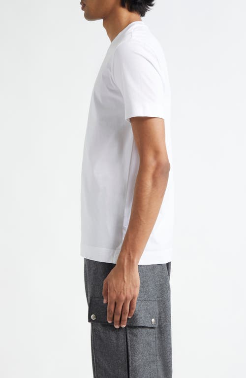 Givenchy Slim Fit 4g Embroidered Cotton T-shirt In White
