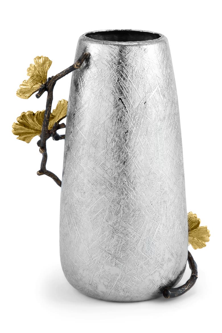 Butterfly Ginkgo Small Vase, Alternate, color, NO COLOR