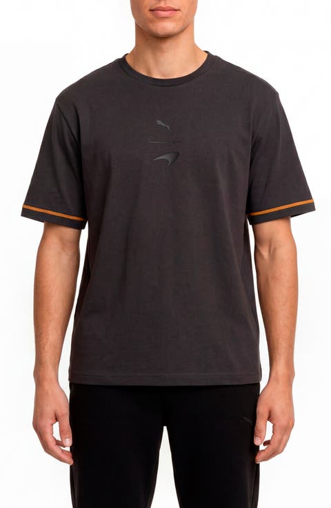 Relaxed Fit Embroidered McLaren Logo T-Shirt