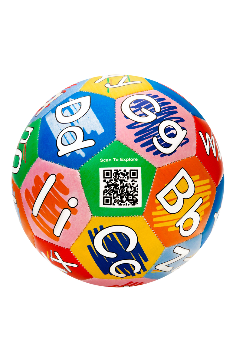 iconsportgroup Alphabet Explorer Soccer Ball, Alternate, color, Alphabet Explorer Multi
