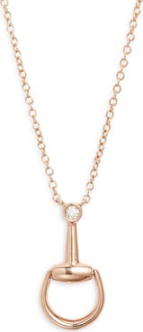 Gucci Horsebit Pendant Necklace