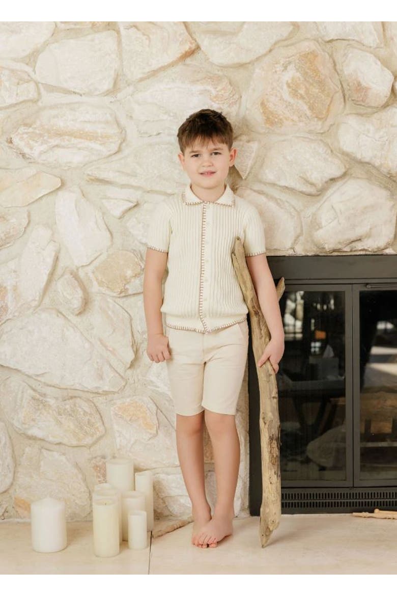 Looms Stitch Collection - Whip Knit Top, Alternate, color, Natural