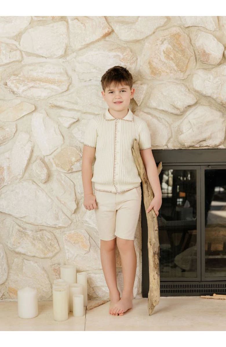 Ely's & Co. Looms Stitch Collection - Whip Knit Top, Alternate, color, Natural