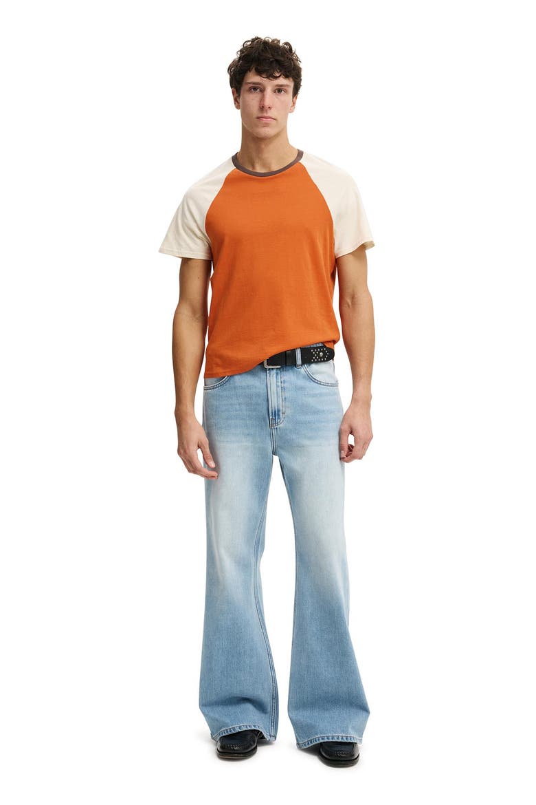 Men's Baggy Bootcut Jean, Alternate, color, Cassette Blue