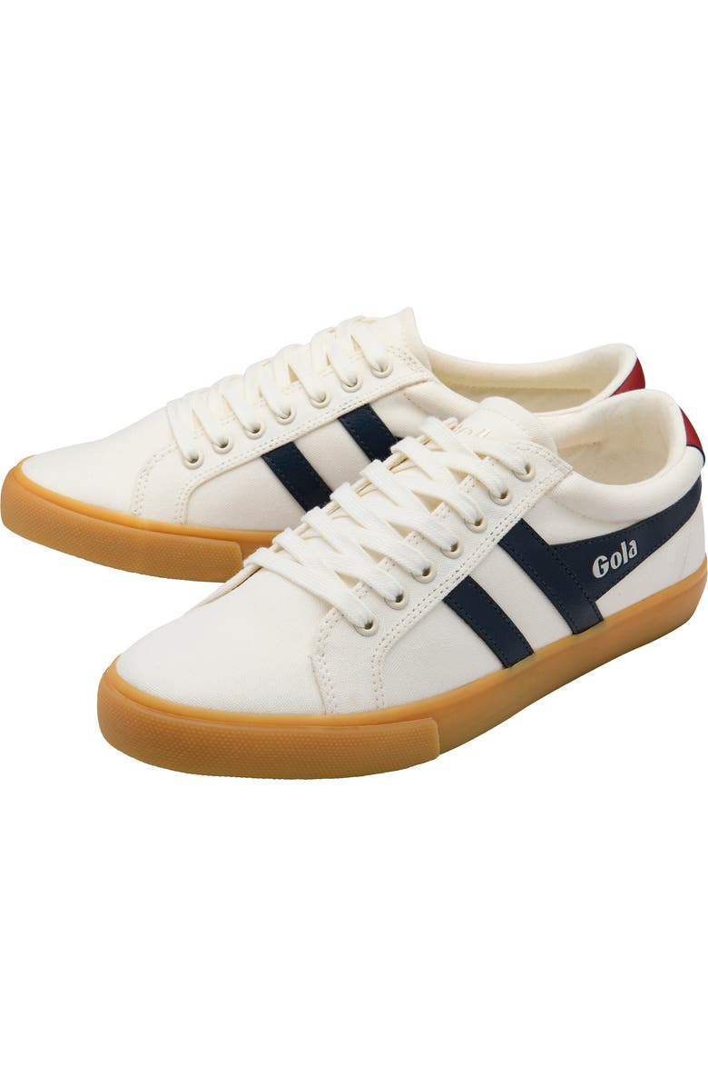 Gola Varsity Sneaker, Alternate, color, Off White/ Navy/ Deep Red/ Gum