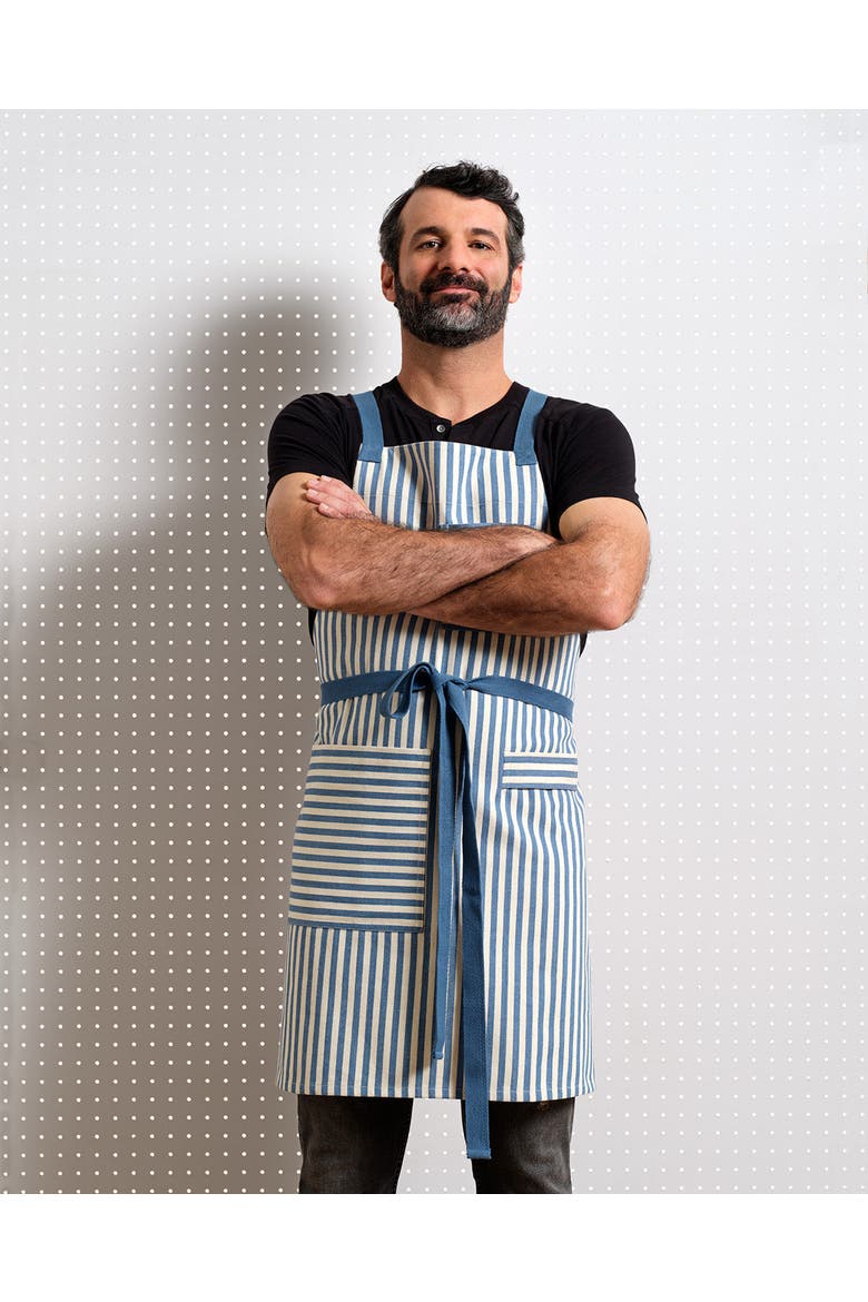 Crossback Apron, Main, color, Twill Blue