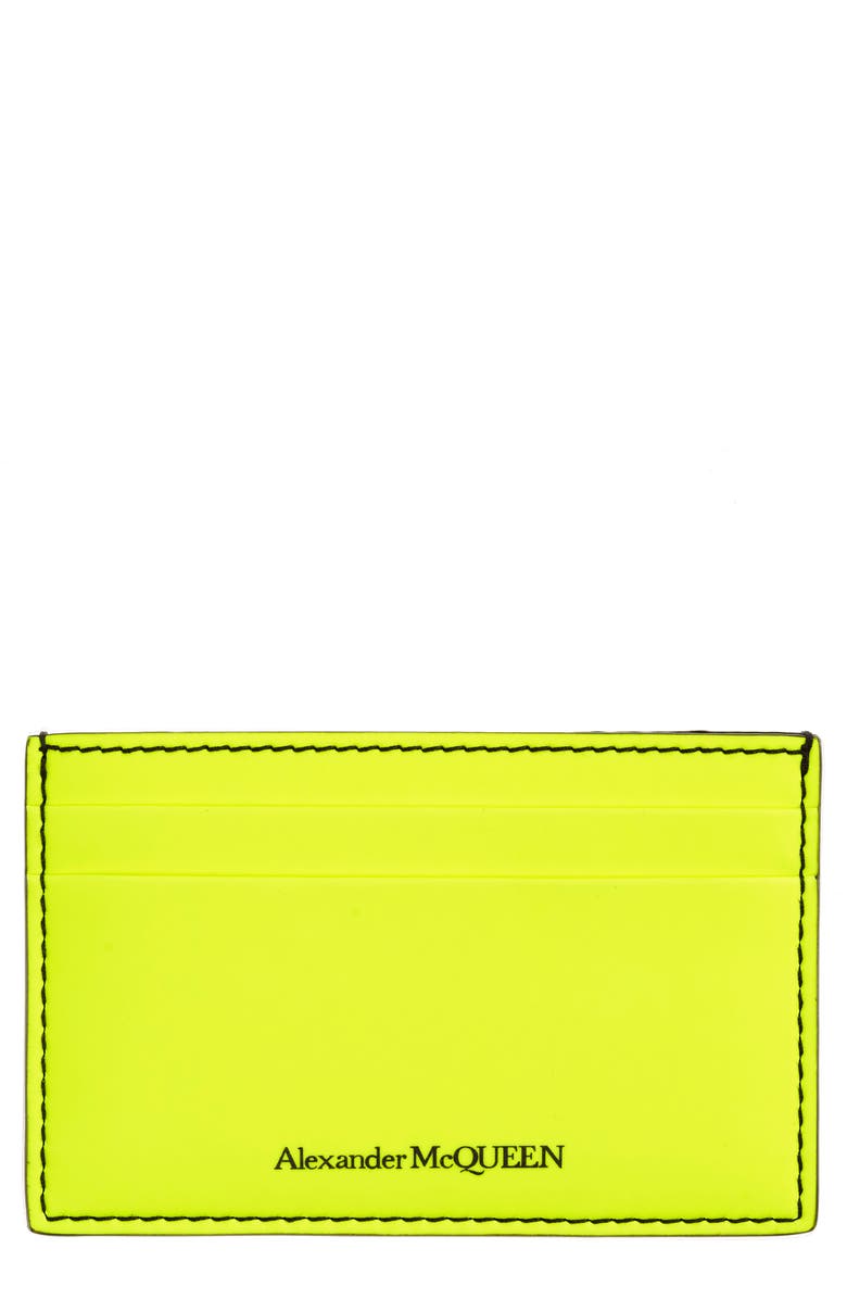 McQueen Alexander McQueen Classic Card Holder, Main, color,