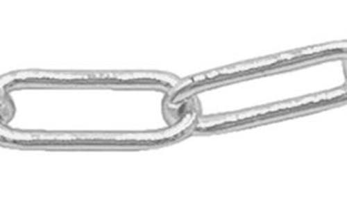Adornia Silver Plated 3mm And 4mm Paper Clip Chain Set In Silver
