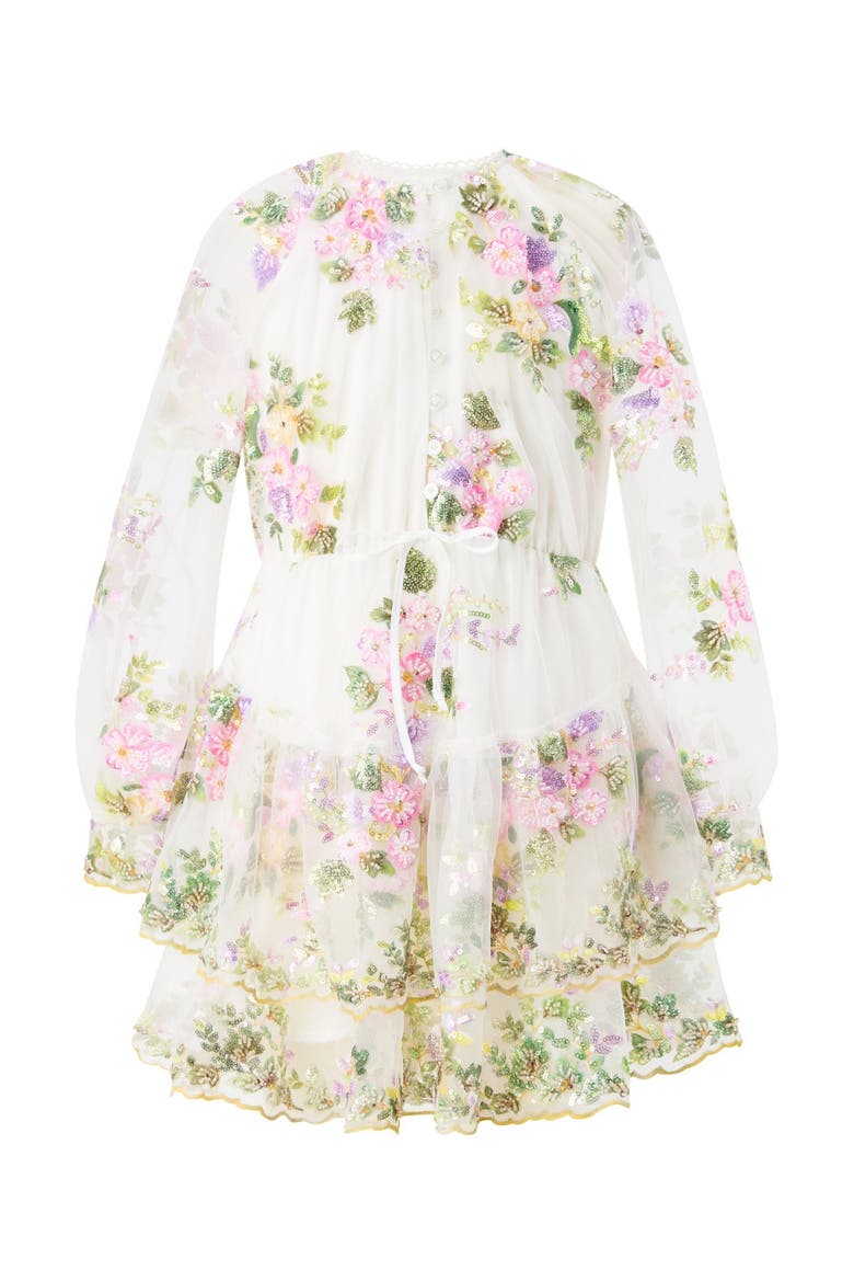 Clover Mini Dress, Main, color, Multi