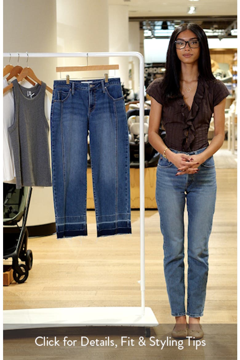 Release Hem Straight Leg Jeans video