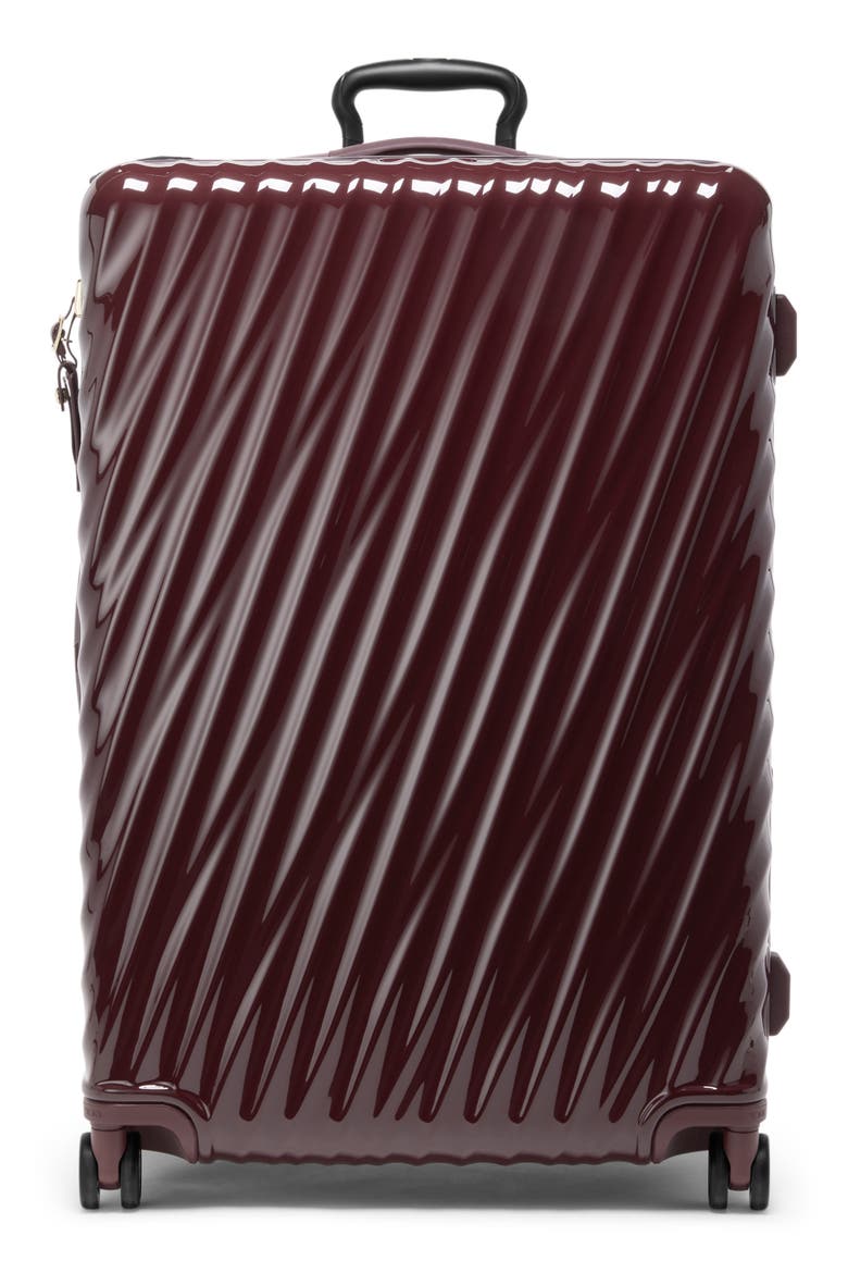 30-Inch 19 Degree Extended Trip Expandable 4-Wheel Packing Case, Main, color, WINE