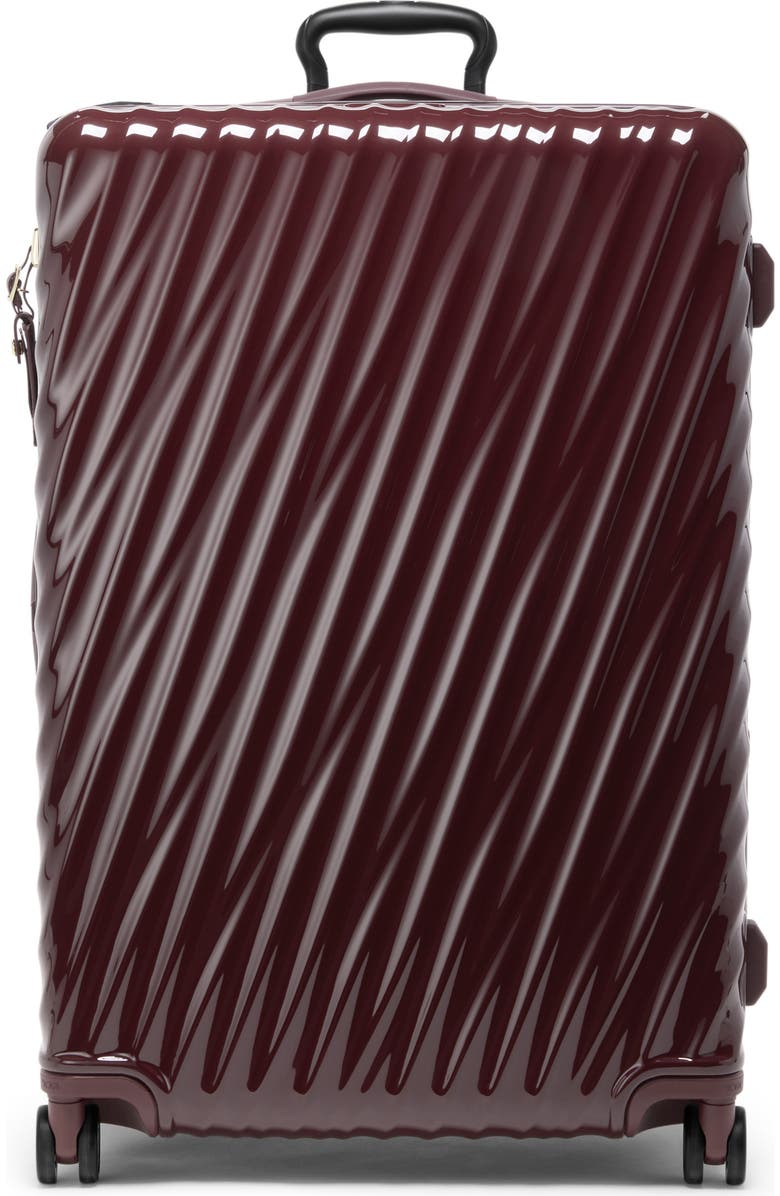 TUMI 30-Inch 19 Degree Extended Trip Expandable 4-Wheel Packing Case, Main, color, Wine