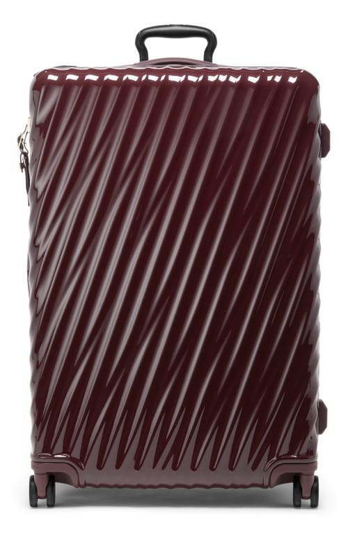 Tumi 30-inch 19 Degree Extended Trip Expandable 4-wheel Packing Case In Burgundy