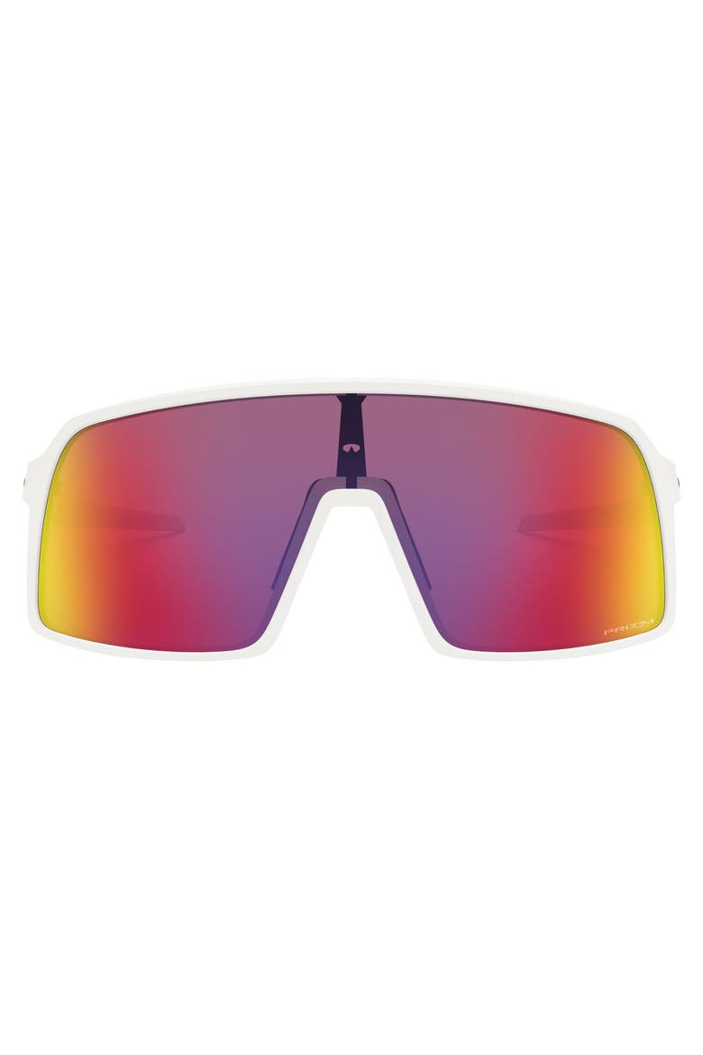 Sutro 137mm Prizm™ Shield Sunglasses, Main, color, WHITE