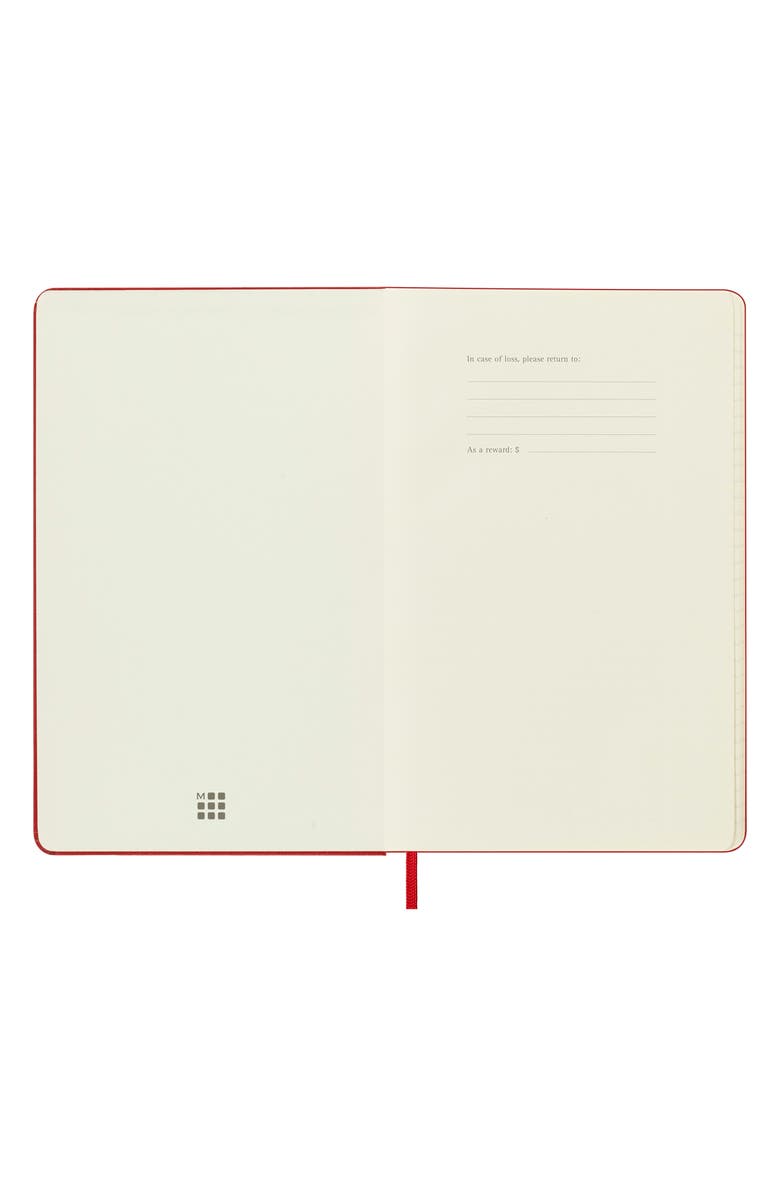 Moleskine Large Ruled Hardcover Notebook, Alternate, color, Red