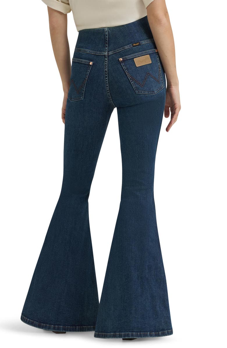 Wrangler Western Flare Leg Jeans, Alternate, color, 
