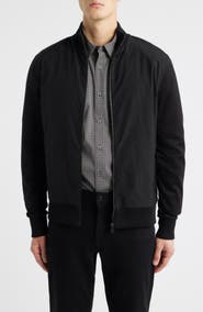 BOSS Shepherd Mixed Media Full Zip Sweatshirt