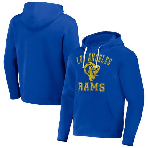 Men's NFL x Darius Rucker Collection by Fanatics Royal Los Angeles Rams Coaches Pullover Hoodie