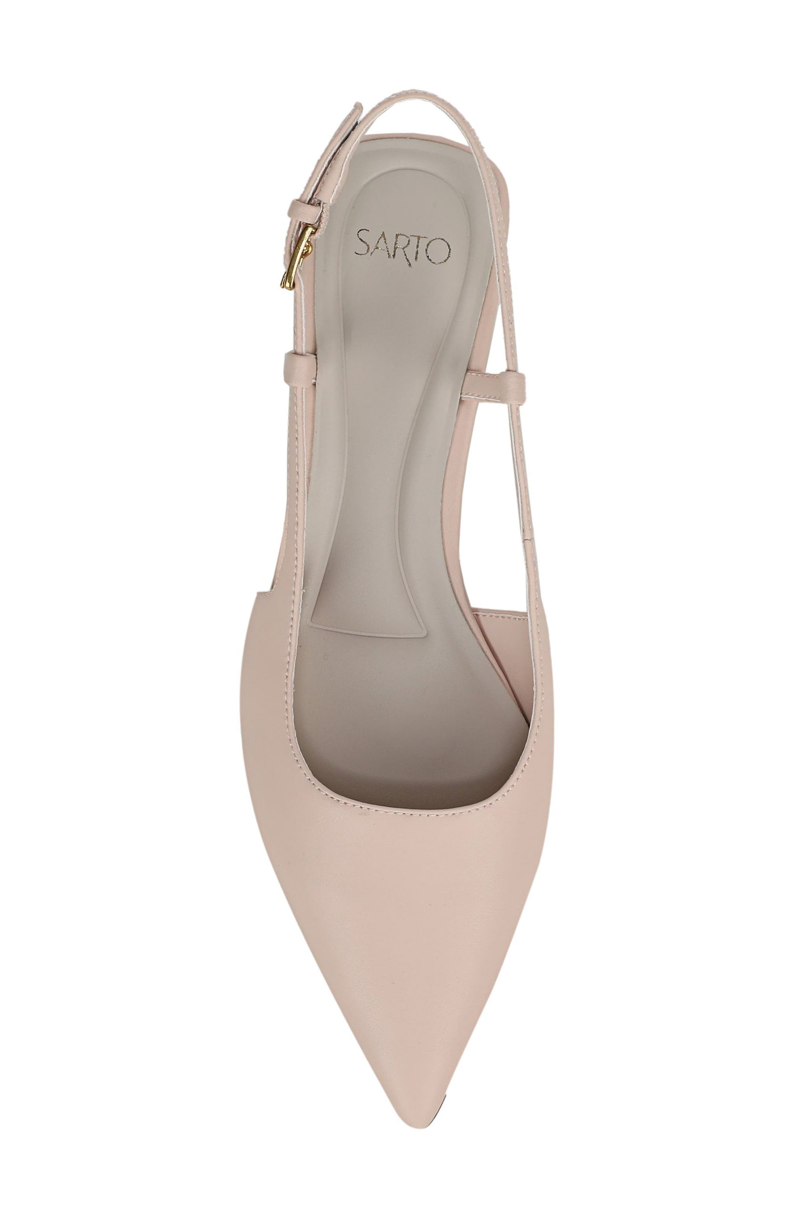 Amelie Slingback Pointed Toe Pump, Alternate, color, BLUSH