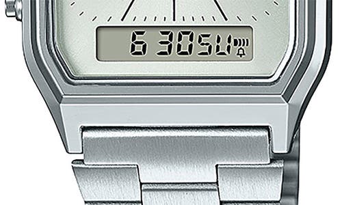 Casio Vintage Analog/digital Bracelet Watch, 38.8mm × 29.8mm