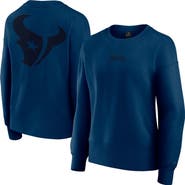 FANATICS Women's Fanatics Navy Houston Texans Elements Pullover Sweatshirt