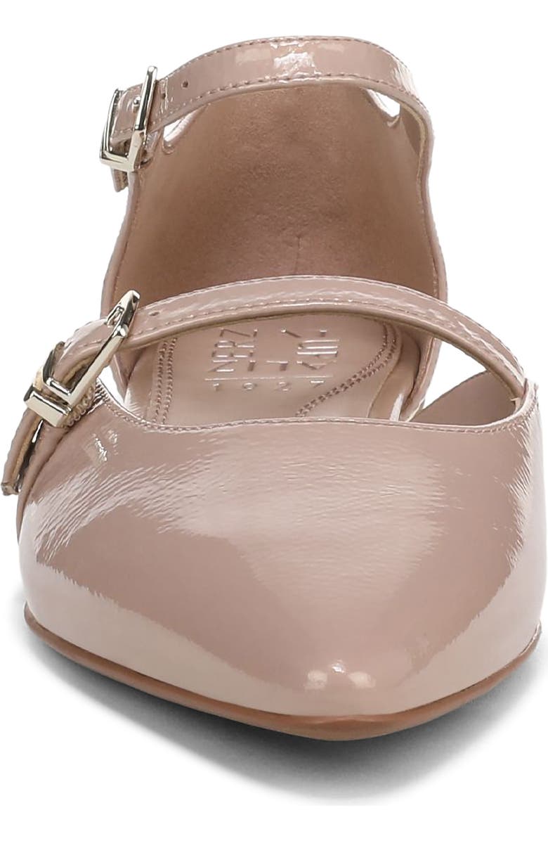 Naturalizer Harmony Ankle Strap Pointed Toe Flat, Alternate, color, Vintage Mauve Pink