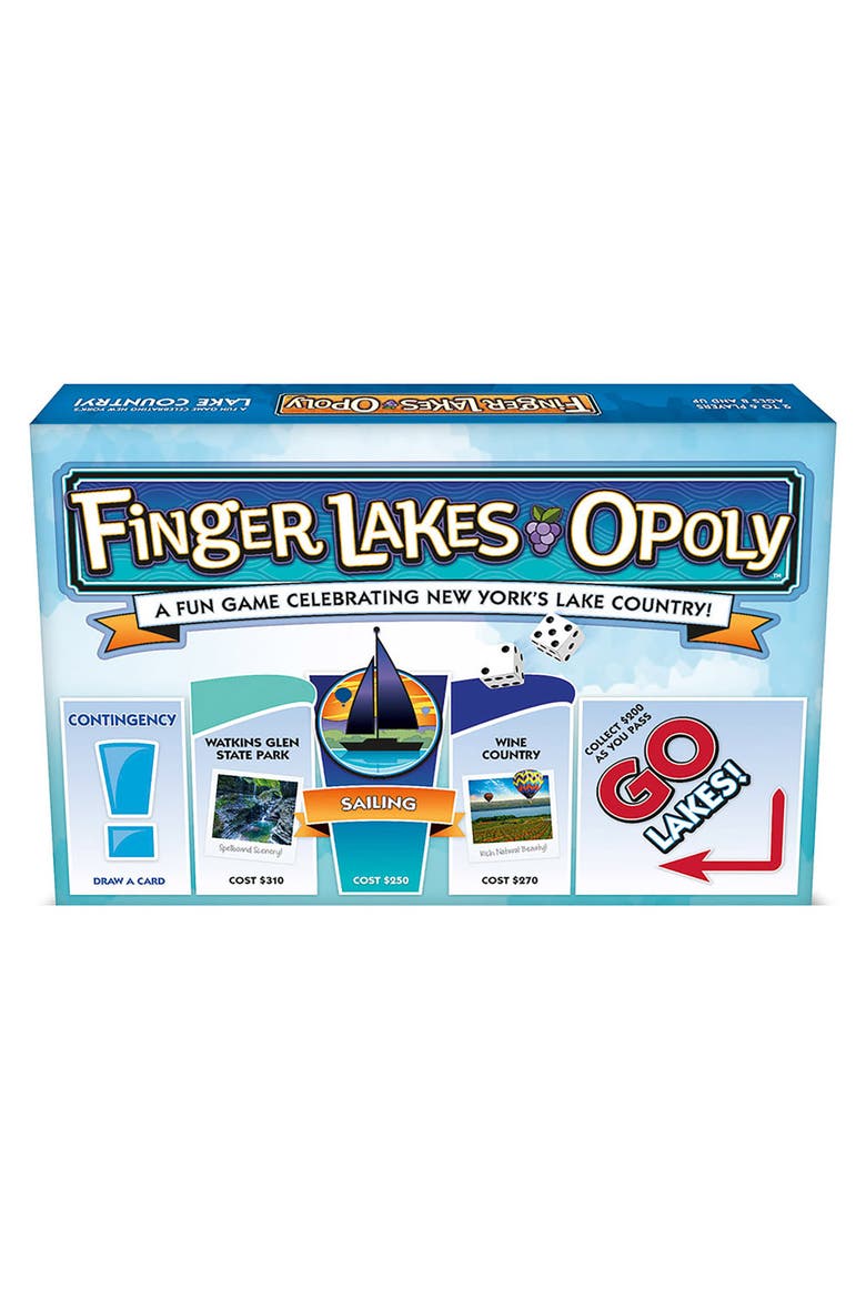 Finger Lakesopoly Monopoly Board Game, Alternate, color, Multicolored