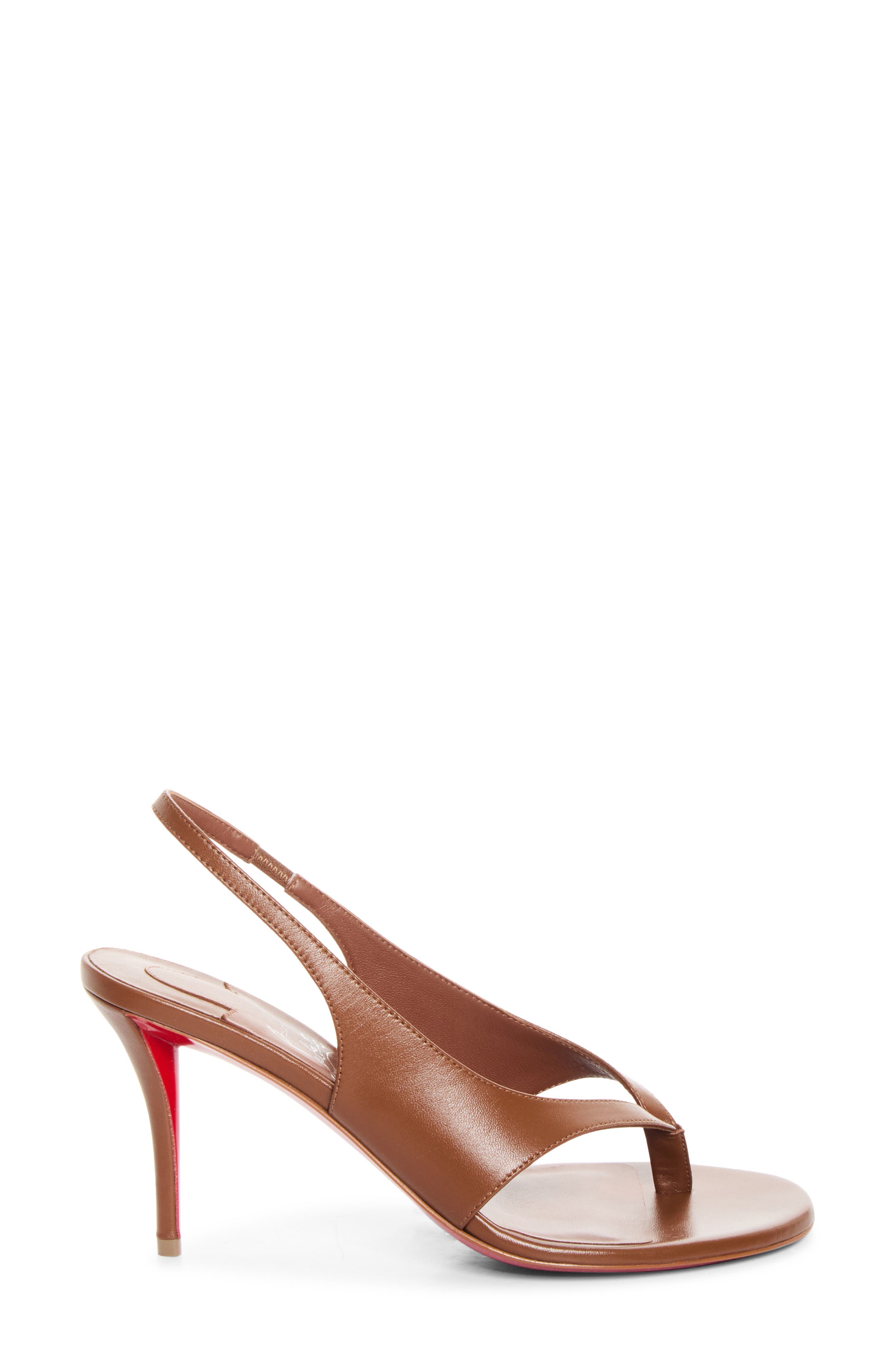 Miss Z Infradita Slingback Sandal, Alternate, color, C718 CUOIO/ LIN CUOIO