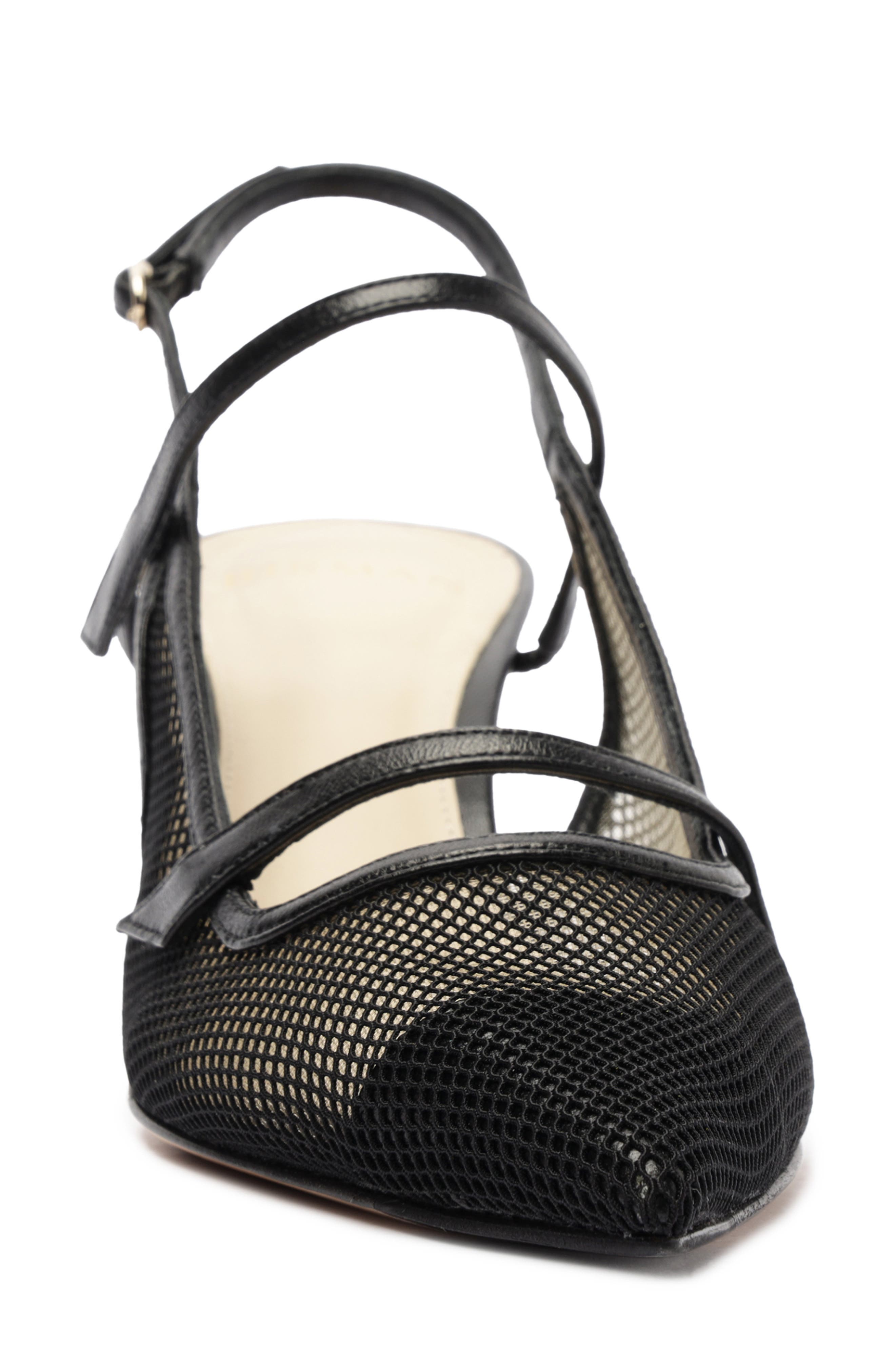 Alexandre Birman Tita Pointed Toe Slingback Pump, Alternate, color, Black